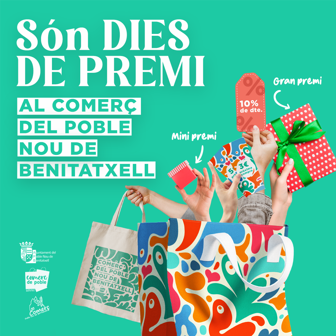 Los comercios del Poble Nou de Benitatxell se llenan de premios