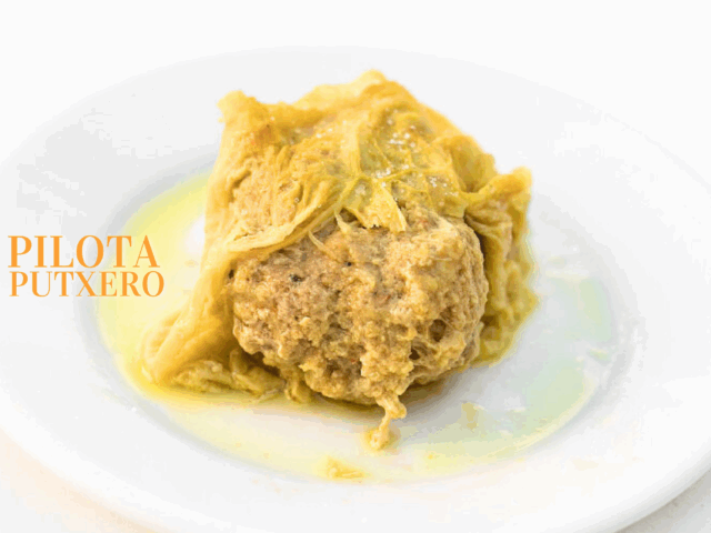 Receta tradicional pelota de puchero