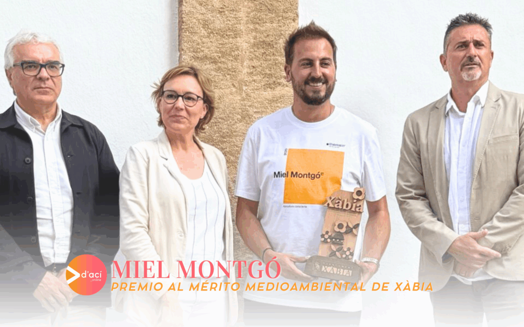 Miel Montgó recibe el Premio al Mérito Medioambiental de Xàbia