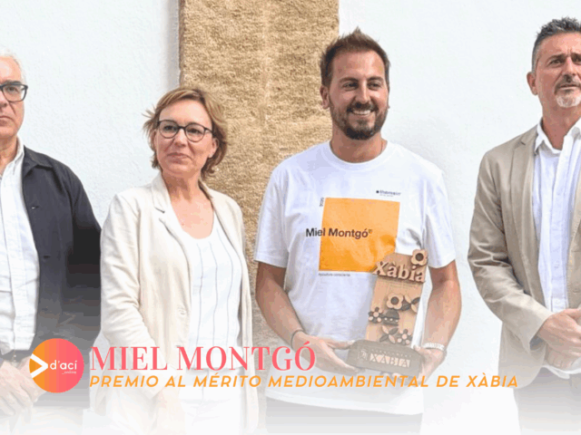 Miel Montgó recibe el Premio al Mérito Medioambiental de Xàbia