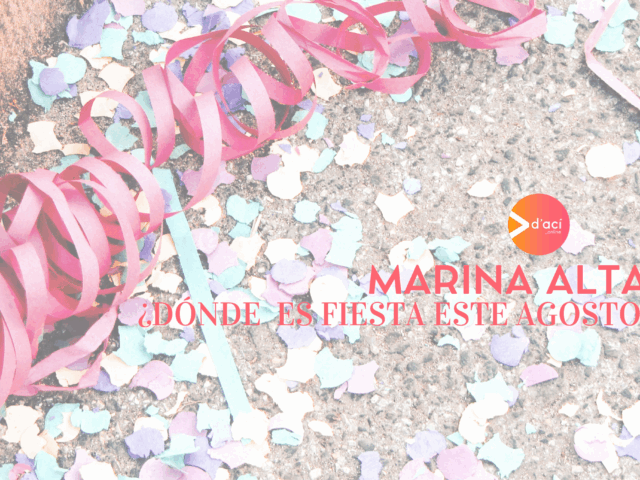 🎉 Fiestas en Agosto en la Marina Alta
