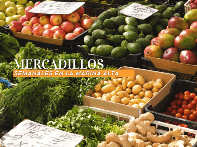 Mercadillos semanales en la Marina Alta