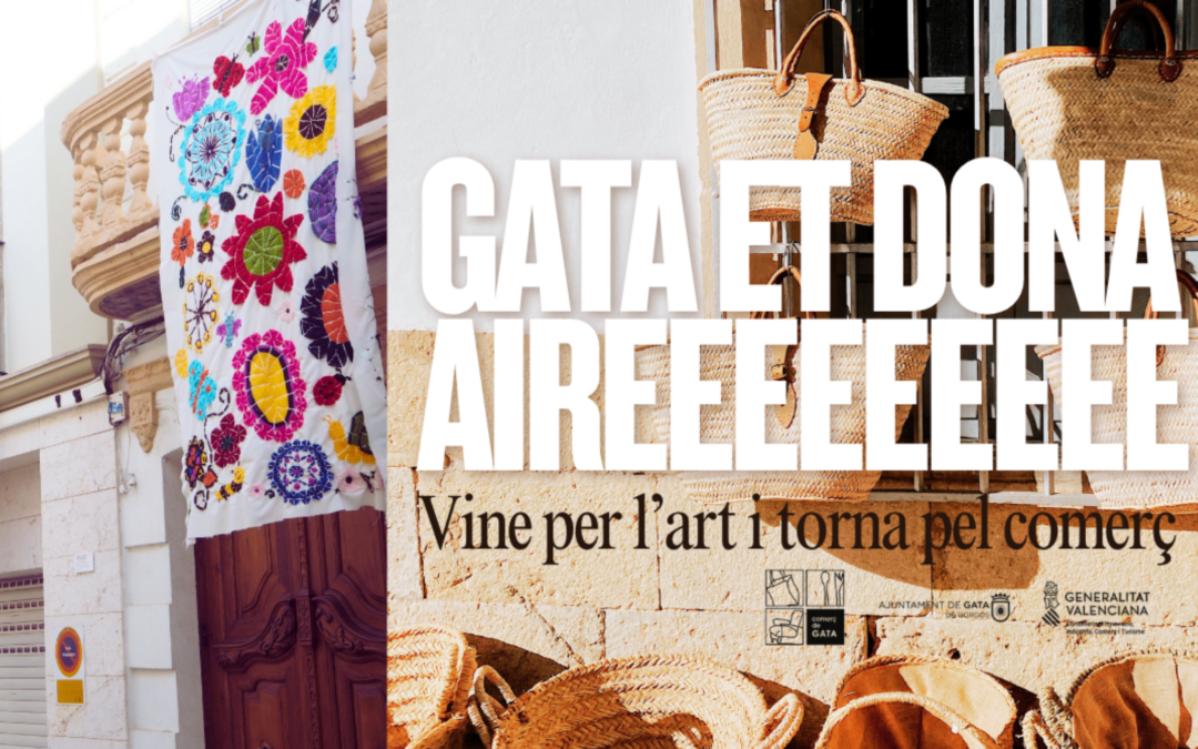 Gata impulsa una campaña para descubrir el comercio local durante Art al Vent 2026