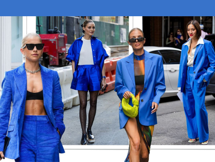 Azul Klein el color tendencia en el Street style de Nueva York