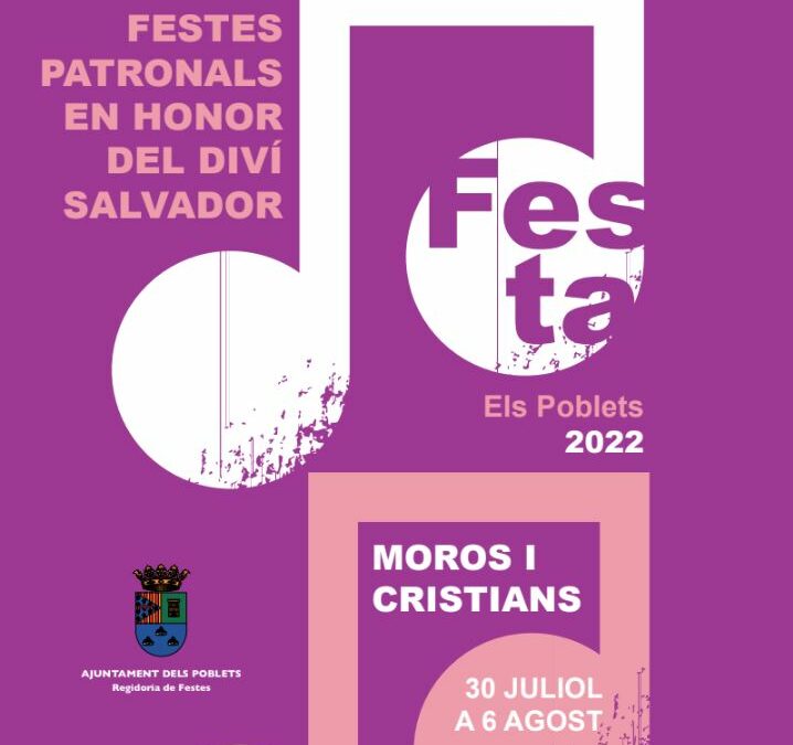 Programa de fiestas de Els Poblets 2022